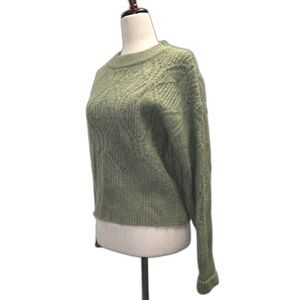 SHE + SKY Seasonally Saged Wool Look Sweater Size Small